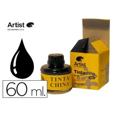 ARTIST Tinta China Artist Negra Bote 60 ML