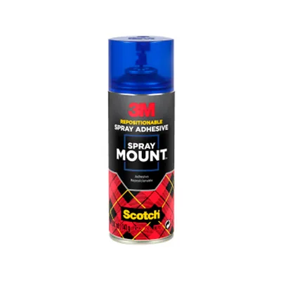 3M Pegamento 3M Spray Mount Adhesivo Reposicionable por Tiempo Limitado Bote de 200 ML