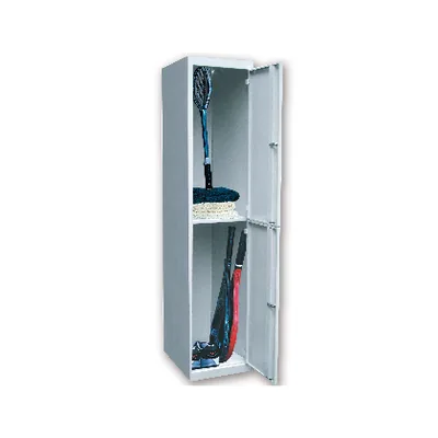 AR STORAGE Taquilla Metalica Ar Storage 50X180X40 CM 2 Puertas con Llave Color Gris Inicial