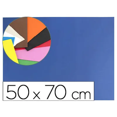 LIDERPAPEL Goma Eva Liderpapel 50X70CM 60G/M2 Espesor 1.5MM Azul Oscuro