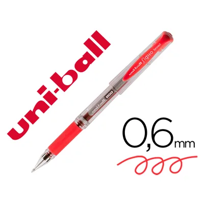 UNIBALL Boligrafo Uni-ball UM-153 Signo Broad Rojo 1 MM Tinta Gel