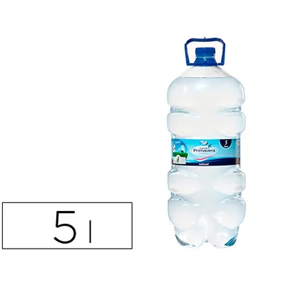 FUENTE PRIMAVERA Agua Mineral Natural Fuente Primavera Garrafa de 5 L