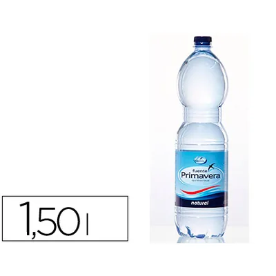 FUENTE PRIMAVERA Agua Mineral Natural Fuente Primavera Botella de 1,5 L