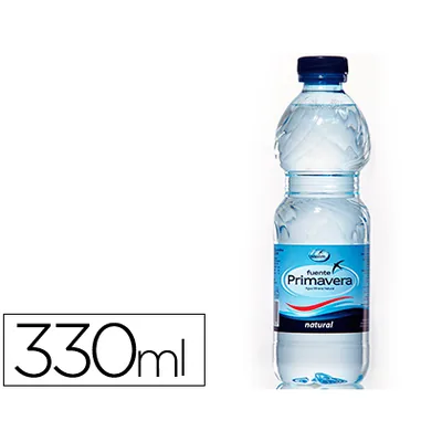 FUENTE PRIMAVERA Agua Mineral Natural Fuente Primavera Botella de 330 ML
