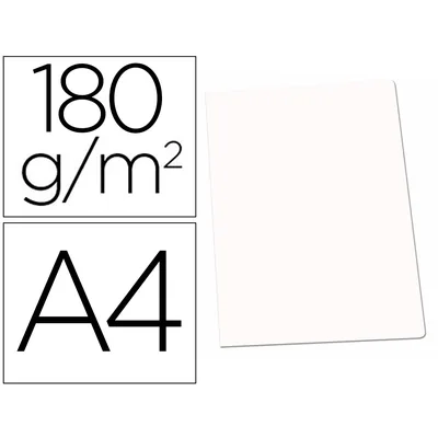 GIO Subcarpeta Cartulina Gio DIN A4 Blanca 180 G/M2