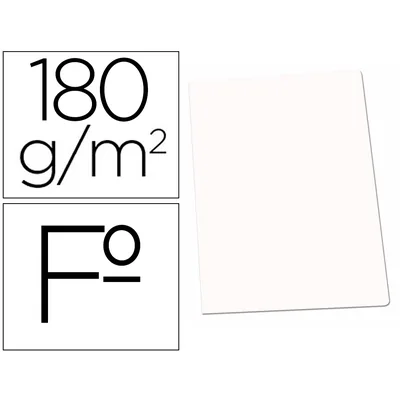 GIO Subcarpeta Cartulina Gio Folio Blanca 180 G/M2