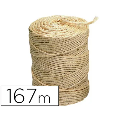 LIDERPAPEL Cuerda Sisal Liderpapel 3 Cabos Rollo 1 KG
