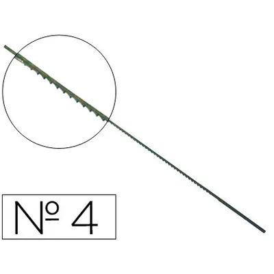 WUTO Pelos de Segueta Madera Nº4 Caja de 144 Unidades