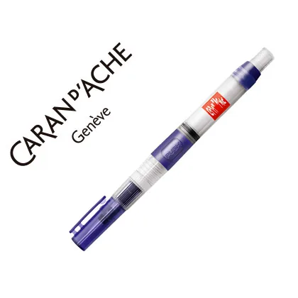 Pincel Caran D'ache con Deposito de Agua Regulable Cuerpo Enroscable y Capuchon con Clip