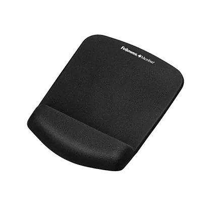 Alfombrilla Fellowes para Raton Plush Touch Foam Negro