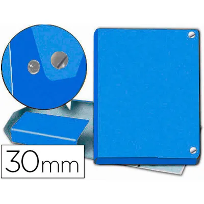 PARDO Carpeta Proyectos Pardo Folio Lomo 30 MM Carton Forrado Azul con Broche