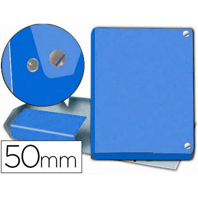 PARDO Carpeta Proyectos Pardo Folio Lomo 50 MM Carton Forrado Azul con Broche