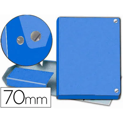PARDO Carpeta Proyectos Pardo Folio Lomo 70 MM Carton Forrado Azul con Broche