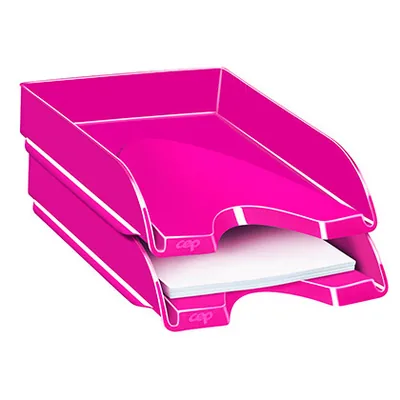 CEP Bandeja Sobremesa Cep Plastico Rosa 257X348X66 MM