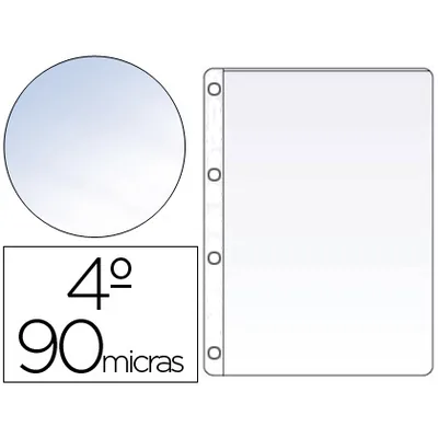 SARO Funda Saro Pvc Cuarto Cuatro Taladros 90 Mc Cristal Caja de 100 Unidades