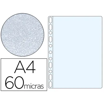 ESSELTE Funda Multitaladro Esselte DIN A4 Polipropileno 60 Mc Piel de Naranja Caja de 100 Unidades