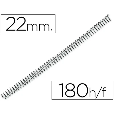 Q-CONNECT Espiral Metalico Q-Connect 56 4:1 22MM 1,2MM Caja de 100 Unidades