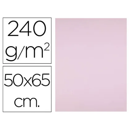 Cartulina Liderpapel 50X65 CM 240G/M2 Rosa Paquete de 25 Hojas