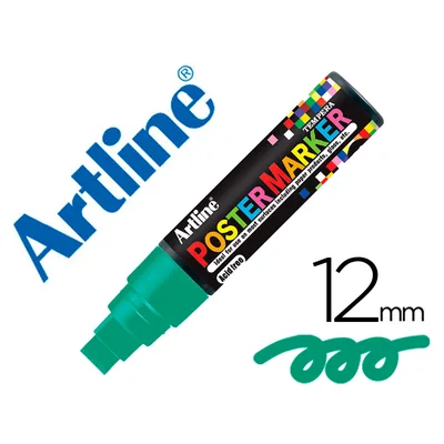ARTLINE Rotulador Artline Poster Marker EPP-12 Punta Redonda 12 MM Color Verde