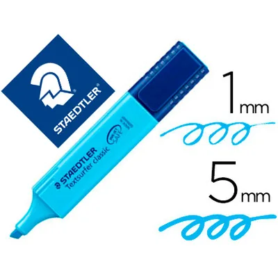 STAEDTLER Rotulador Staedtler Textsurfer Classic 364 Fluorescente Azul