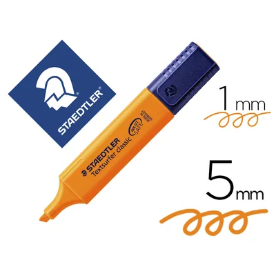 STAEDTLER Rotulador Staedtler Textsurfer Classic 364 Fluorescente Naranja