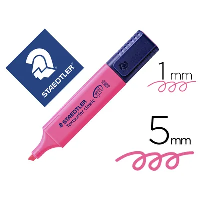 STAEDTLER Rotulador Staedtler Textsurfer Classic 364 Fluorescente Rosa