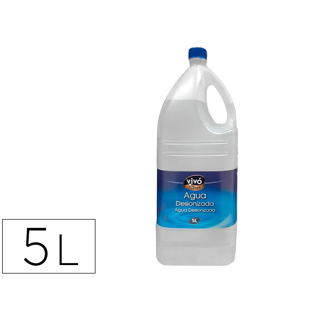 Agua Desionizada Vivochef Garrafa 5L