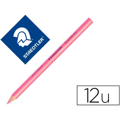 STAEDTLER Lapices Fluorescente Staedtler Textsurfer Dry Triangular Rosa Caja de 12 Unidades