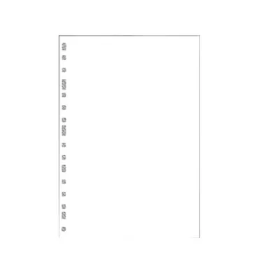 MULTIFIN Recambio Multifin 3005 Folio Natural Liso Blanco 50 Hojas 16 Taladros 215X310 MM