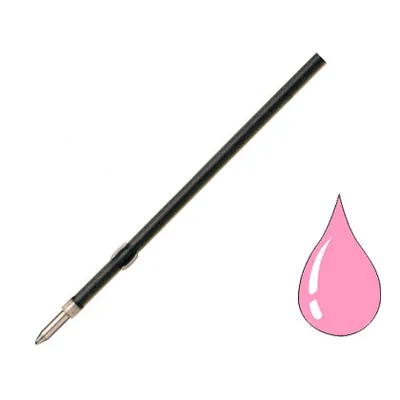 LIDERPAPEL Recambio Boligrafo Liderpapel Gummy Touch Retractil 1,0 MM Tinta Rosa Bolsa de 10 Unidades