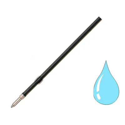 LIDERPAPEL Recambio Boligrafo Liderpapel Gummy Touch Retractil 1,0 MM Tinta Celeste Bolsa de 10 Unidades