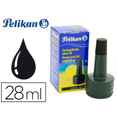 PELIKAN Tinta Tampon Pelikan Negro Bote 28 ML