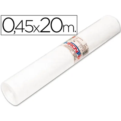 AIRONFIX Rollo Adhesivo Aironfix Unicolor Blanco 67002 Rollo de 20 M
