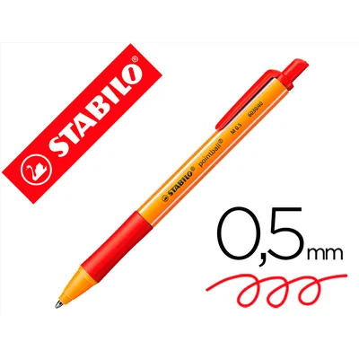 STABILO Boligrafo Stabilo Pointball 0,5 MM Rojo