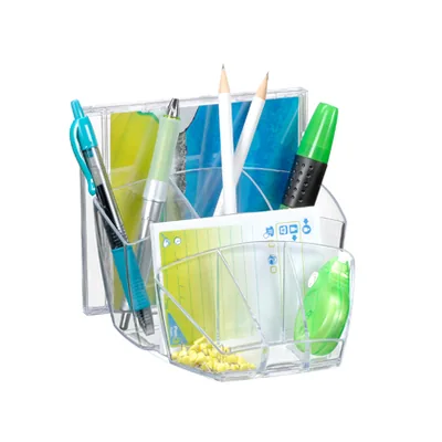 CEP Organizador Sobremesa Cep con 8 Compartimentos Plastico Transparente