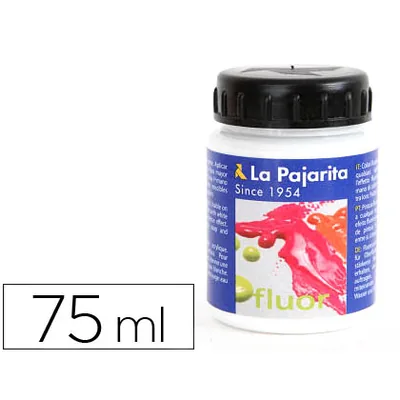 LA PAJARITA Pintura Acrilica la Pajarita F-00 Blanco Fluorescente 75ML