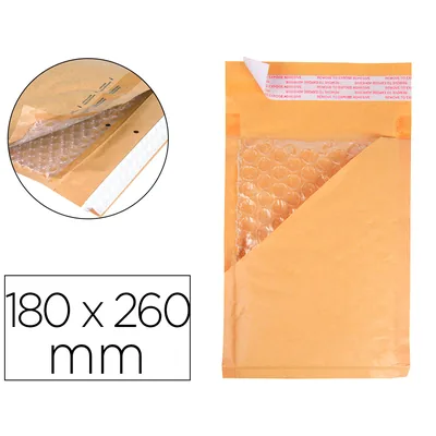 Q-CONNECT Sobre Burbujas Crema Q-Connect D/1 180 X 260 MM Caja de 100