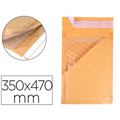 Q-CONNECT Sobre Burbujas Crema Q-Connect K/7 350 X 470 MM Caja de 50