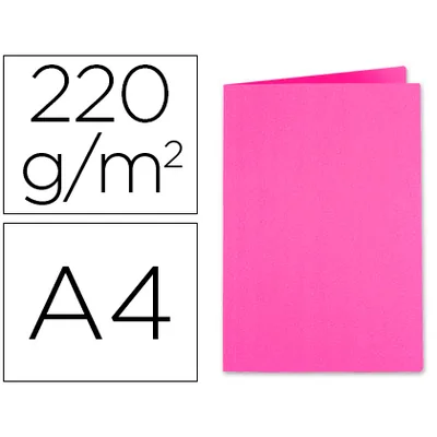 EXACOMPTA Subcarpeta Cartulina Exacompta DIN A4 Fucsia 220 GR