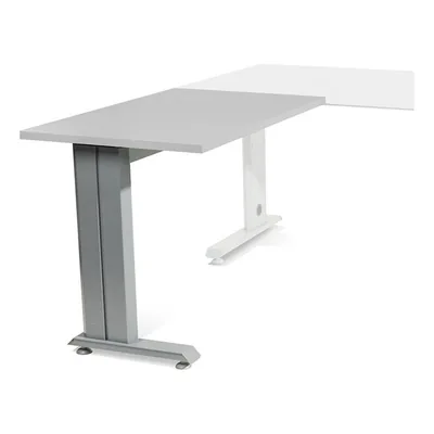 ROCADA Ala para Mesa Rocada Serie Metal 60X100 CM Derecha O Izquierda Acabado Gris/gris