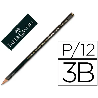FABER CASTELL Lapices de Grafito Faber 9000 3B Unidad