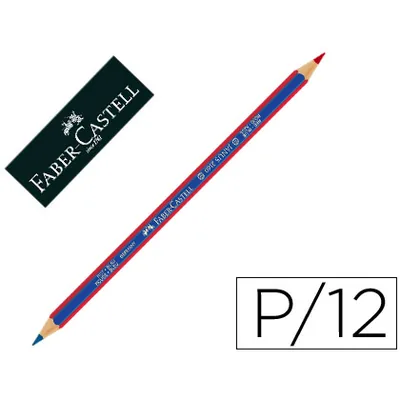 FABER CASTELL Lapices Bicolor Faber Castell Fino Hexagonal Rojo/azul Unidad
