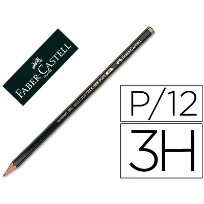 FABER CASTELL Lapices de Grafito Faber 9000 3H Unidad