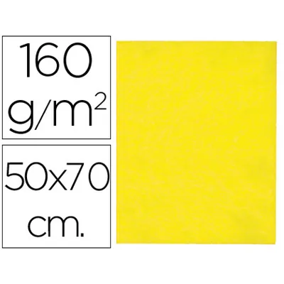 LIDERPAPEL Fieltro Liderpapel 50X70 CM Amarillo 160 G/M2