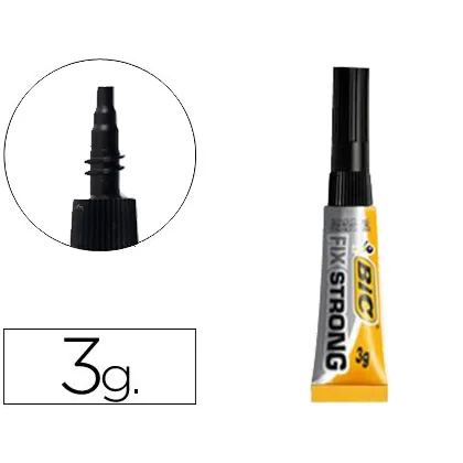 Pegamento Bic Fix Strong 3 G Adhesivo Extra Fuerte