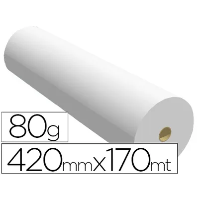BLANCA Papel Reprografia Ppc para Planos 420MMX170MT 80 G