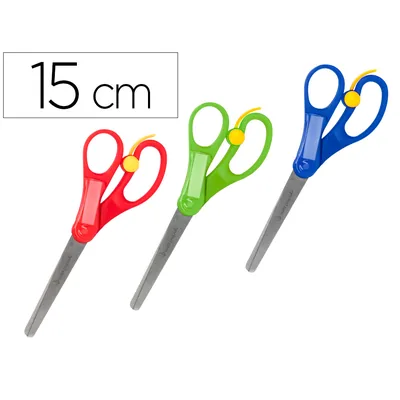 LIDERPAPEL Tijera Liderpapel 15 CM con Resorte para Facilitar el Corte Unidad