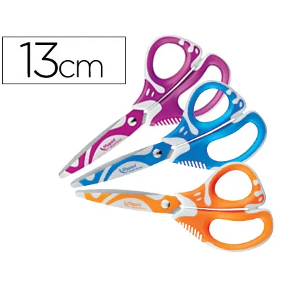 Tijera Escolar Maped Zenoa Fit 13 CM