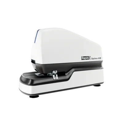 RAPID Grapadora Rapid Electrica Optima 60 Blanco/negro Capacidad Hasta 60 Hojas