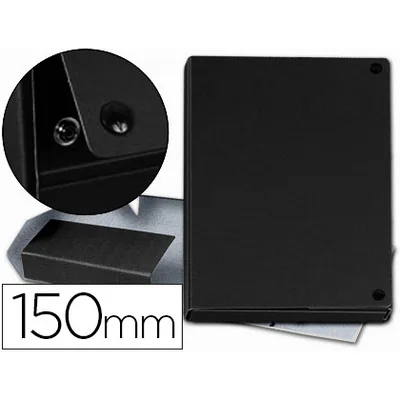 PARDO Carpeta Proyectos Pardo Folio Lomo 150 MM Carton Forrado Negro con Broche